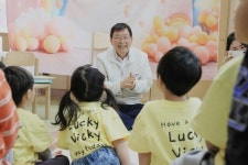 김경호 광진구청장, 어린이집 방문…  아이들과 동화책 읽으며 따뜻한 소통
