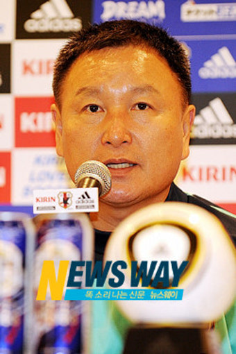 한일전 앞둔 축구 대표팀 허정무 감독 