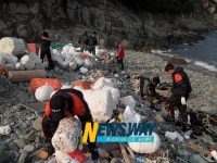 통영시, 욕지 우도 해안변 정화활동 실시