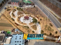 창원시 진해구 마천산업단지 옆 주거지역에 쉼터조성