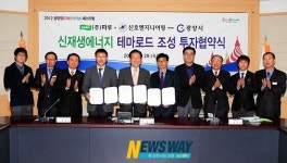 광양시, 신재생에너지 테마로드 조성