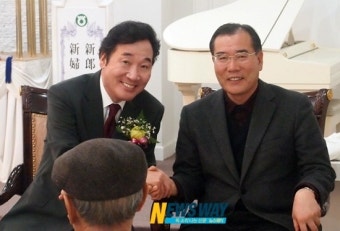 이낙연 후보 지원에 나선  이개호 예비후보
