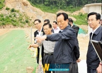 [NW포토]박재순 사장, 화순 이양 쌍봉제 공사 현장 찾아