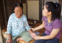 광산구 폭염속 독거노인 건강 살피기