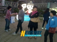 진주 10월 축제장에서 산청엑스포 홍보 활동 펼쳐
