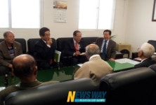 황우여 대표, 화순군 노인회와 간담회