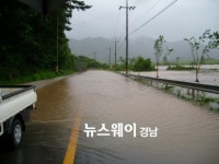 의령군, 지방도 1040호선 삼정-장박 침수구간 우기 이전 조기 준공
