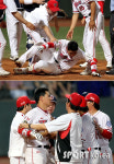 KIA 김상현, 니에베 강속구에 머리 강타…아찔