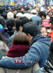 [TD포토] 2011 크리스마스, 맹추위도 연인과 함께라면