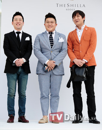 [TD포토] 남창희-조세호-정성호 '정준하 결혼식 왔어요'