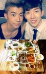 우영 조권 야식 인증샷, 족발 먹으며 쌓였던 스트레스 좀 털고