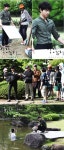 송중기, 조명판 들고 스태프 자처..서 있기만 해도 자체발광