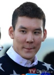 [TD포토] 까까머리 박태환 입소에 긴장한 모습