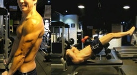 정봉주 팔근육, 합성의혹 생기게 하는 탄탄함 복근은 덤