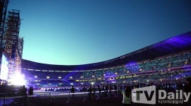 [TD포토] 이문세 콘서트 경기장 가득채운 5만여명의 관중