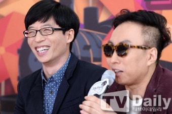 [TD포토] 박명수 막말에 빵터진 유재석~ (무한도전 자유로 가요제)