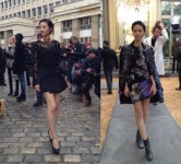 계륜미, 단아한 파리의 여인 ‘돋보이는 각선미’