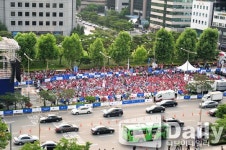 [TD포토] 붉게 물든 영동대로 거리응원전