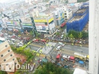 광주 헬기추락 현장 목격자 헬기, 엄청난 폭발로 꼬리᠊바퀴만 형태 남아