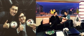 최시원, 성룡·존 쿠삭과 다정한 투샷… 글로벌 인맥 자랑