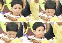 애니멀즈 윤석, 깜찍한 컵케이크 먹방 차세대 어린이 예능인