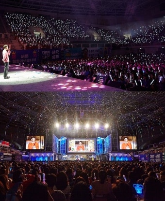 박유천 팬미팅, 빈틈없이 들어찬 관객석 '열광' [TD포토]