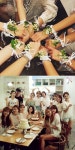 황정음, 배용준 박수진 브라이덜샤워 참석 인증 '꽃팔찌 포착'