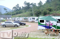 [TD포토] 세계 캠핑 캐라바닝 대회, 최고의 휴가는 캠핑