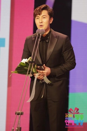 'MBC 연예대상 2015' 김동완, '신화 컴백 언제냐구요?' [TD포토]