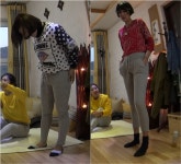 언니들의명품옷화장품이례원 | 김숙·홍진경, 같은 옷 다른 느낌 '극과 극 트레이닝복 핏' (언니들의 슬램덩크)
