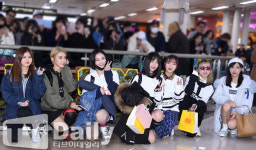 [TD포토] SNH48 유닛 7SENSES 팬들 환호 받으며 입국
