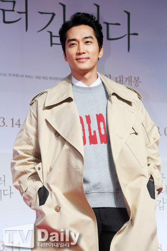 [TD포토] 송승헌 '절친 소지섭 응원하러 왔어요'