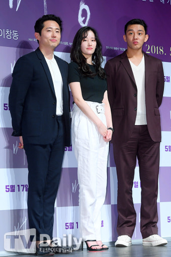 [TD포토] 스티븐 연-전종서-유아인 '독특한 조합'