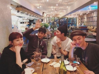 박보람·로이킴·박재정·김필, '슈스케' 출신의 우정 과시