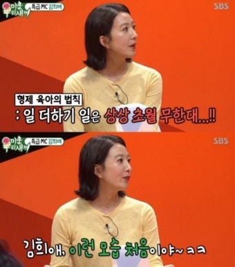 '미우새' 시청률 20% 재돌파, 특급 MC 김희애 입담 과시
