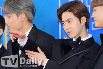 [TD포토] 엑소 수호 '스웨그 폭발' (KBS 가요대축제)