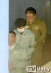 [TD포토] '무면허 음주운전' 손승원 '수감복 입고 공판 참석'