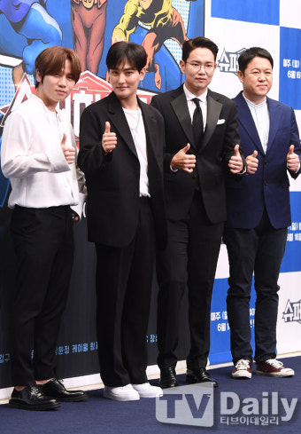 [TD포토] 슈퍼히어러 출연진 케이윌-강타-장성규-김구라