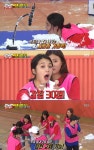 '런닝맨' 정은지, 악조건에서 가창력 자랑 '1등 등극·팀원 교체 기회'