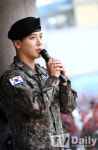 [TD포토] 만기 전역 정용화 만감이 교차하는 표정