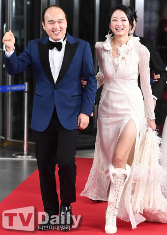 [TD포토] 김광규 '조하나 옆에서 진심 행복해'  (SBS 연예대상)