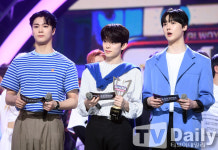 [TD포토] 문빈-강민-산하 쇼챔피언 3MC