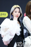 [TD포토] 트와이스 채영 독특한 투톤 헤어