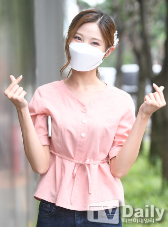 [TD포토] 배아현 '핑크빛 미모'