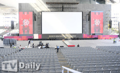 [TD포토] 2021 부산국제영화제 (BIFF) 개막을 하루 앞둔 영화의 전당