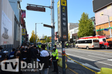 [TD포토+] 통제된 이태원 압사 참사 현장 인근