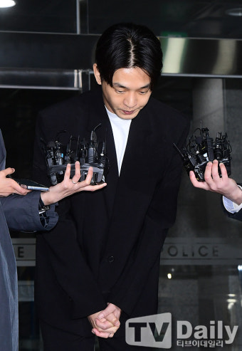 [TD포토] '마약 혐의' 유아인 '실망시켜 죄송하다'