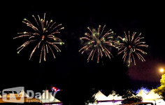 [TD포토] BTS 10주년 서울 하늘 수놓은 불꽃쇼