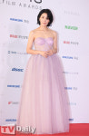 [TD포토] 김서형 평소에는 보기 힘든 핑크빛 공주 드레스