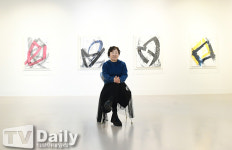 [TD포토] G&J 갤러리에서 오픈한 서양화가 이유숙 개인전 형상